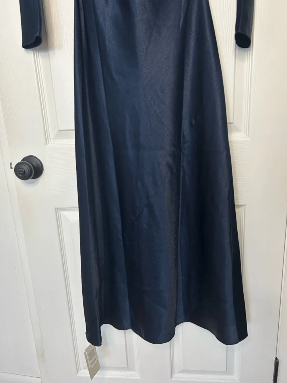 Abercrombie & Fitch Long-Sleeve Cowl Back Maxi Dress